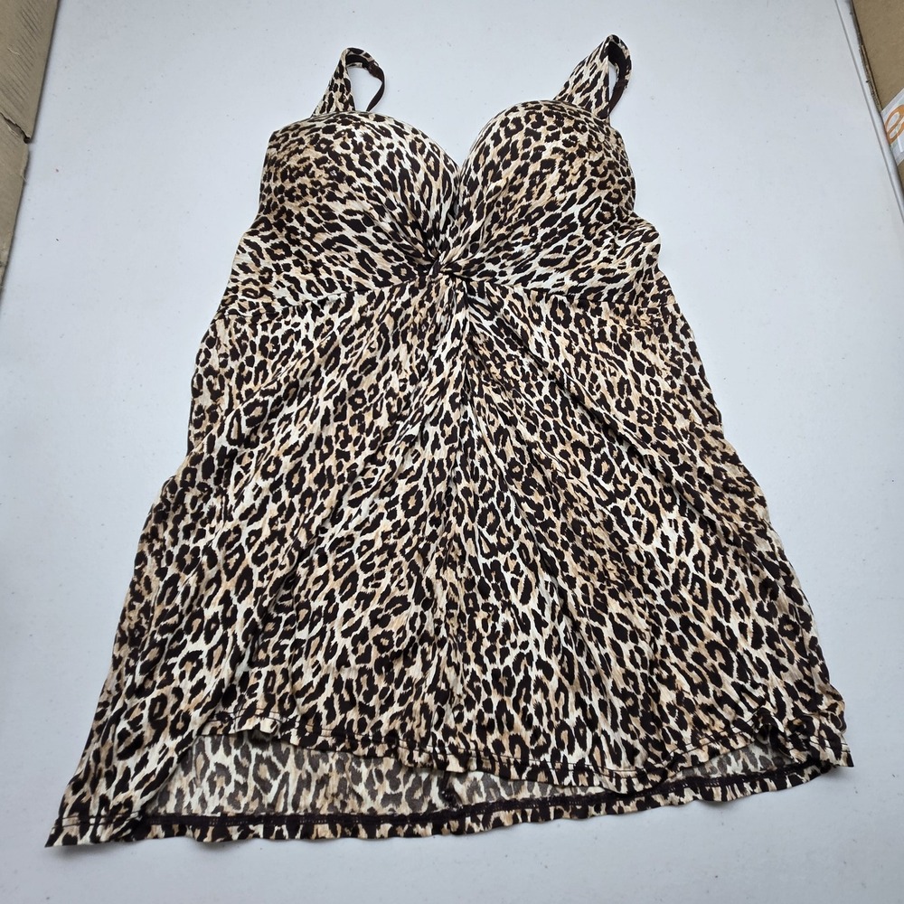 Victoria's Secret Women Bra 36B Brown Animal Print Very Sexy Camisole